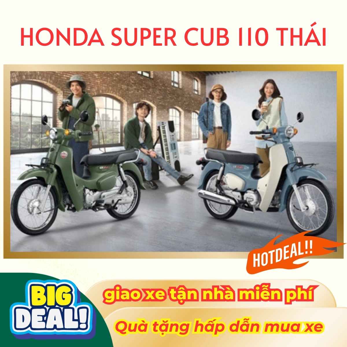 Honda Super Cub 110 Thái Lan All New