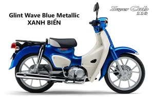 Super Cub 110 nội địa Nhật màu xanh dương (xanh biển)