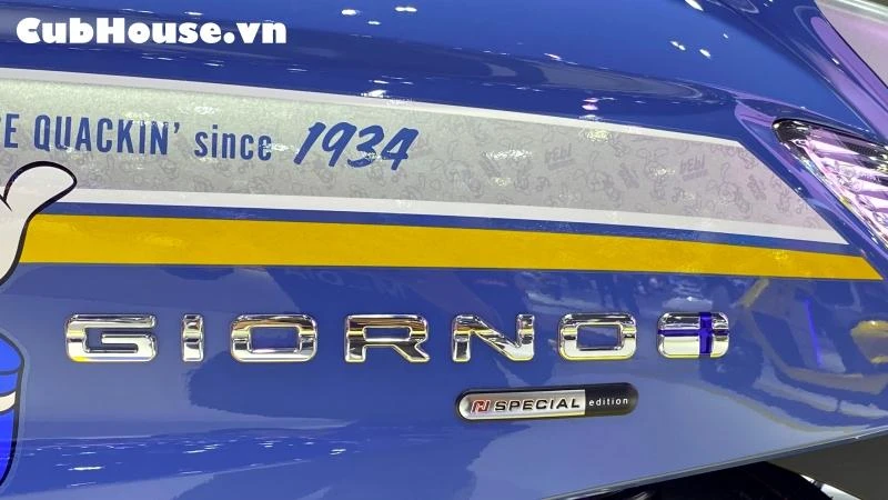 Phiên bản kỷ niệm đặc biệt Honda Giorno++ Donald Duck Edition sẽ được bán bởi CubHouse Việt Nam