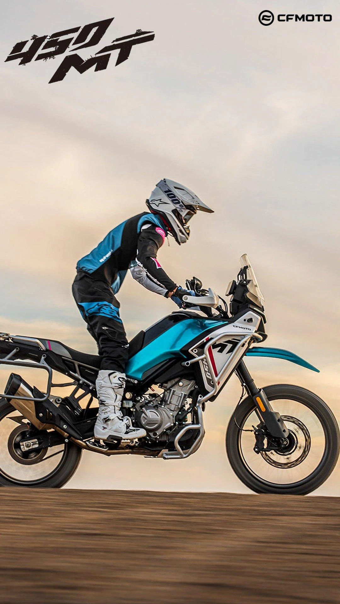 CF Moto 450MT (Màu Xanh / Màu Ghi)