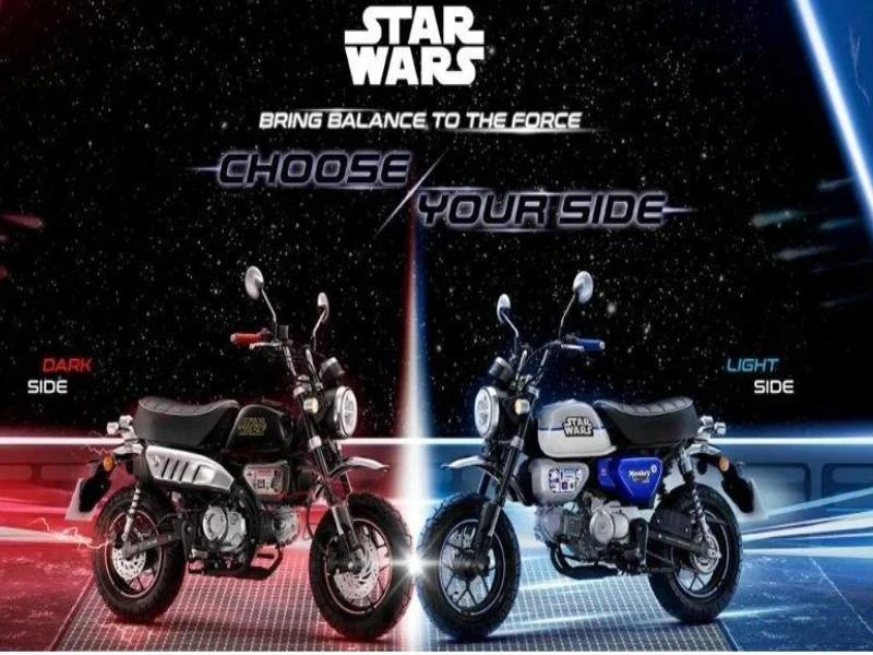 Honda Monkey Star Wars Limited Edition 088/150: Dark Side và Light Side – Cặp đôi đối đầu