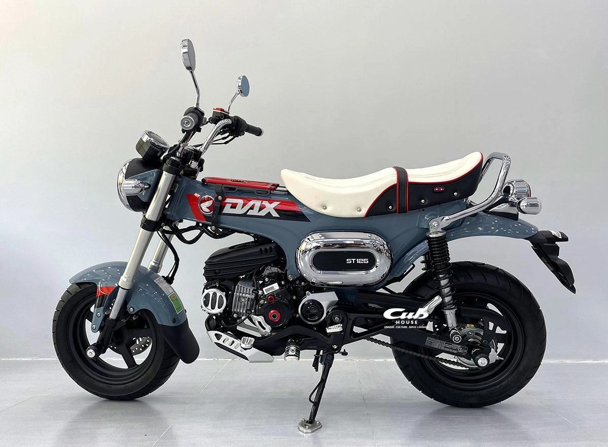 Dax ST125 Trail Sport màu xanh Lên Full Đồ Chơi Phụ Kiện Siêu Độc Đáo Cá Tính