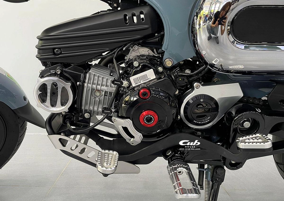 Dax ST125 Trail Sport màu xanh Lên Full Đồ Chơi Phụ Kiện Siêu Độc Đáo Cá Tính