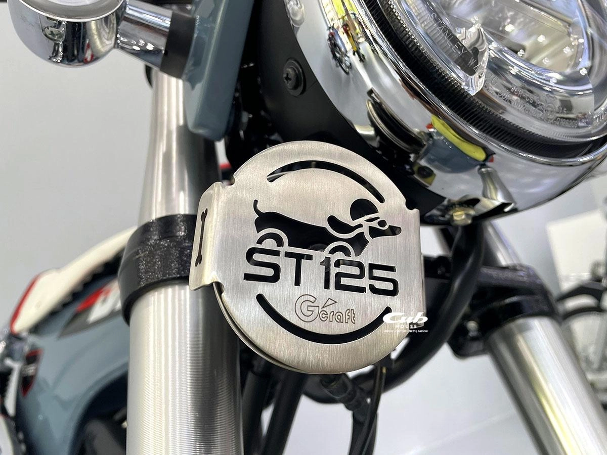 Dax ST125 Trail Sport màu xanh Lên Full Đồ Chơi Phụ Kiện Siêu Độc Đáo Cá Tính