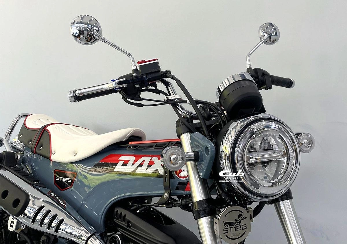 Dax ST125 Trail Sport màu xanh Lên Full Đồ Chơi Phụ Kiện Siêu Độc Đáo Cá Tính