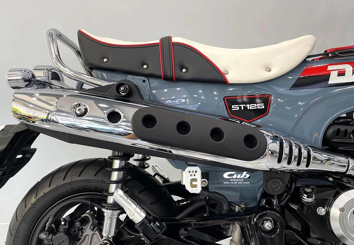 Dax ST125 Trail Sport màu xanh Lên Full Đồ Chơi Phụ Kiện Siêu Độc Đáo Cá Tính