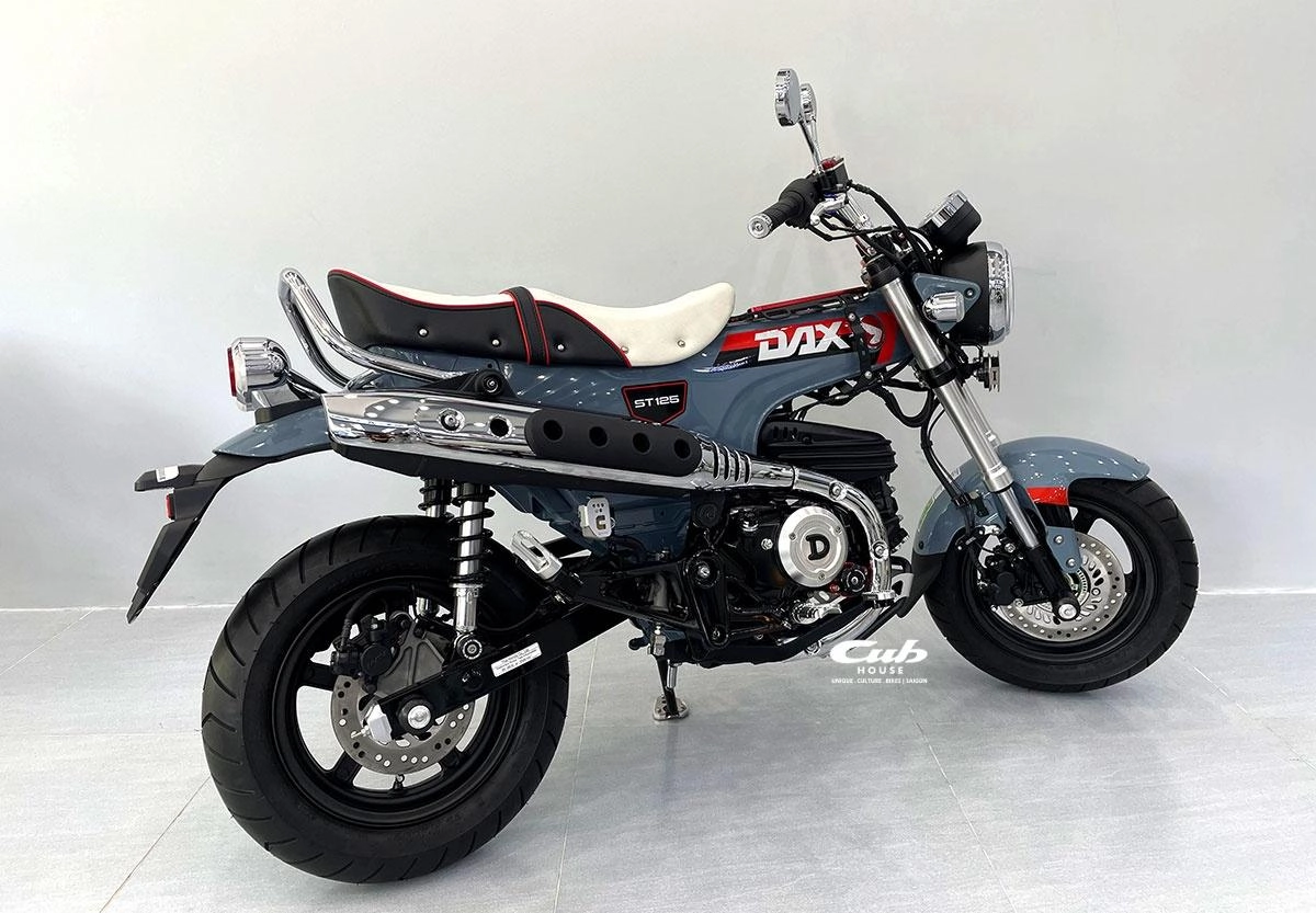 Dax ST125 Trail Sport màu xanh Lên Full Đồ Chơi Phụ Kiện Siêu Độc Đáo Cá Tính