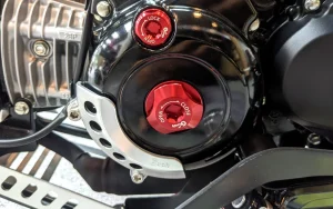 Ốc mân lửa lớn trang trí Honda Dax hiệu H2C nhập Thái Lan