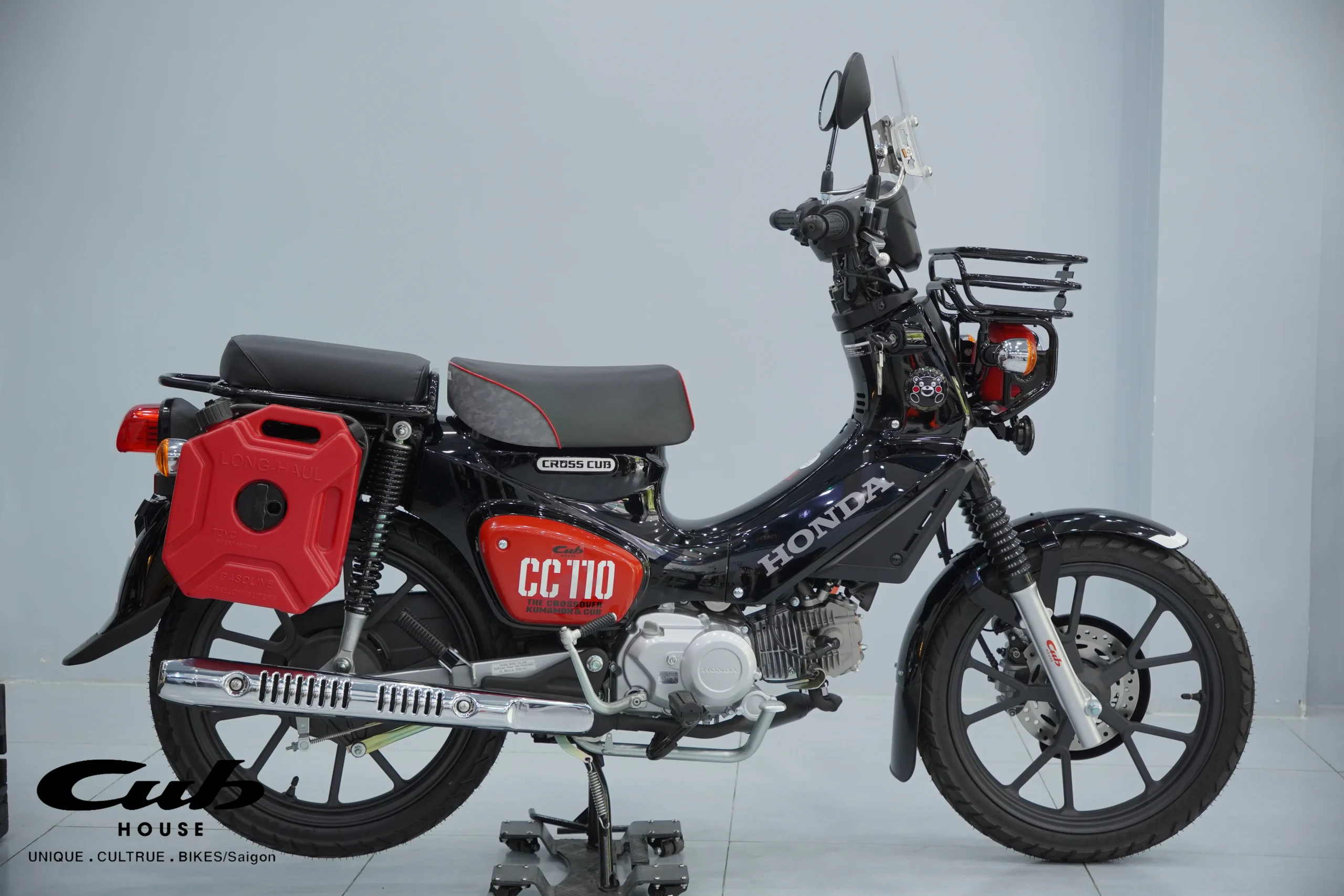 Honda Cross Cub 110 Kumamon độ hoàn hảo – Gắn phụ kiện siêu đẹp