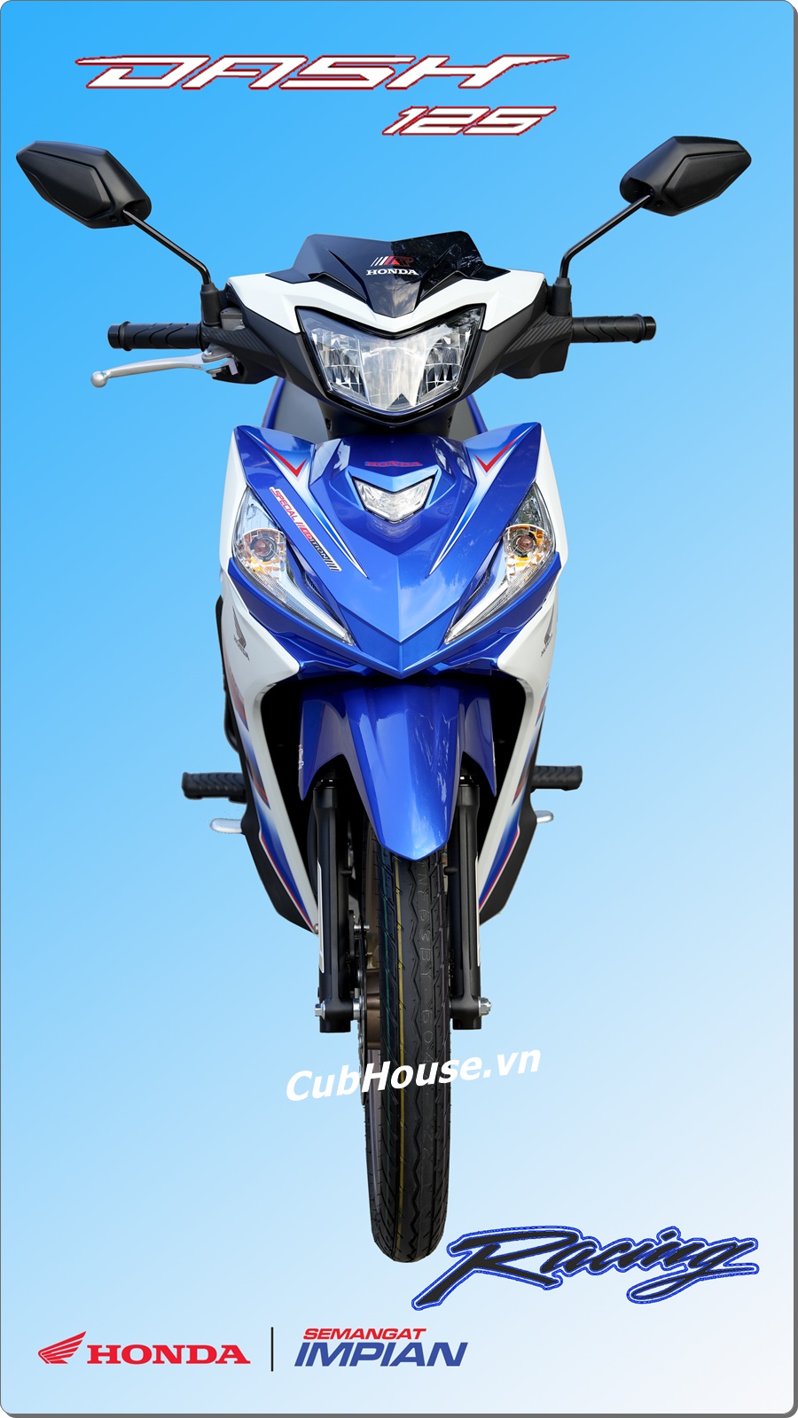 Honda Dash 125 Racing Custom 2026 - Malaysia 44 Honda Dash 125 Racing Custom 2026 Malaysia mau xanh 1