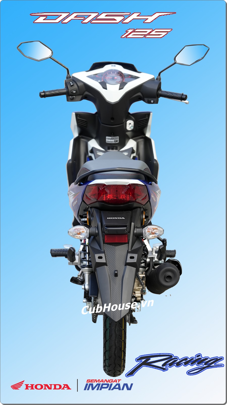 Honda Dash 125 Racing Custom 2026 - Malaysia 41 Honda Dash 125 Racing Custom 2026 Malaysia mau xanh 13