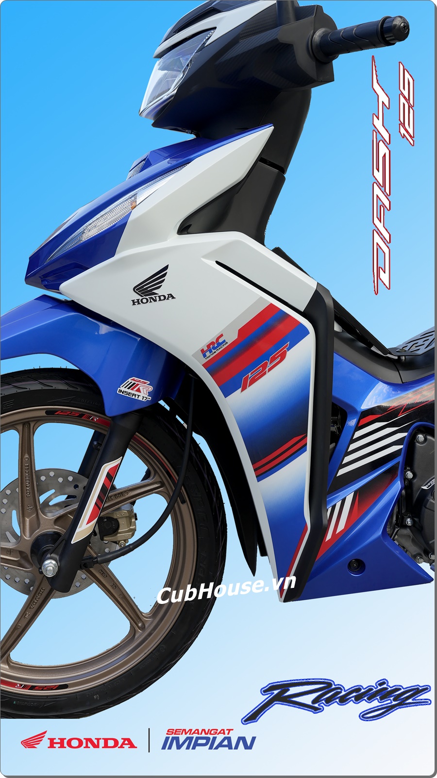 Honda Dash 125 Racing Custom 2026 - Malaysia 36 Honda Dash 125 Racing Custom 2026 Malaysia mau xanh 14
