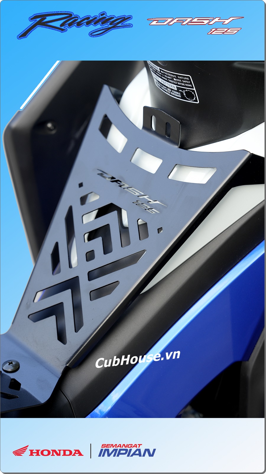 Honda Dash 125 Racing Custom 2026 - Malaysia 32 Honda Dash 125 Racing Custom 2026 Malaysia mau xanh 16