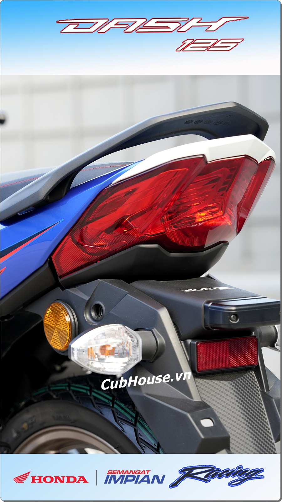 Honda Dash 125 Racing Custom 2026 - Malaysia 42 Honda Dash 125 Racing Custom 2026 Malaysia mau xanh 2