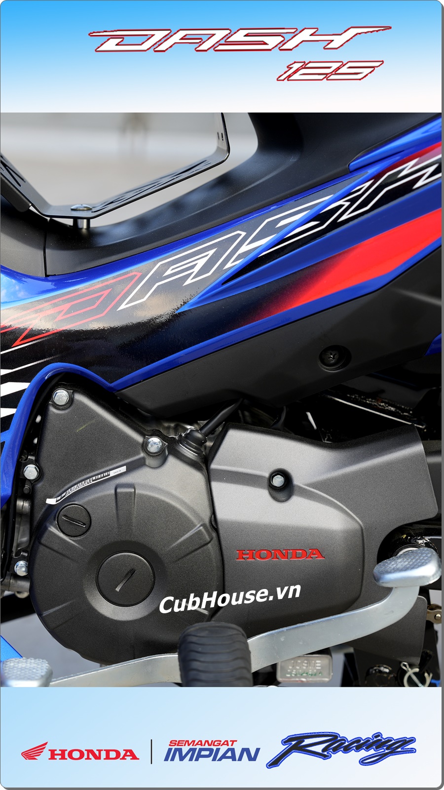 Honda Dash 125 Racing Custom 2026 - Malaysia 33 Honda Dash 125 Racing Custom 2026 Malaysia mau xanh 3