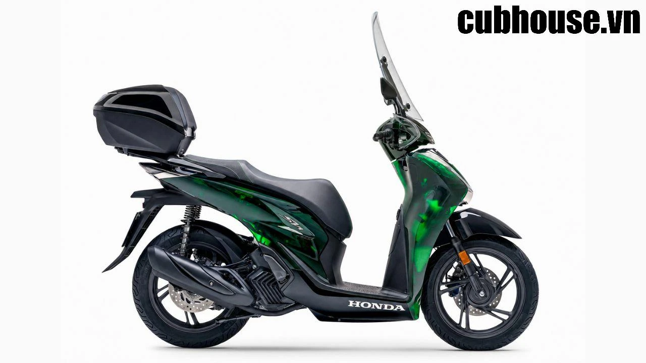 Honda SH Ý Vetro Green 2026 – Tuyệt tác thủy tinh xanh lục bảo khiến giới chơi SH săn lùng