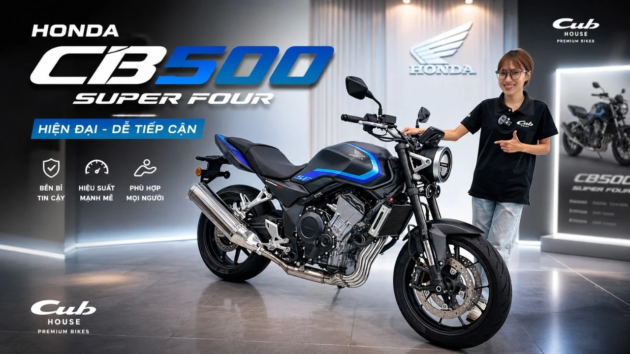 Honda CB500SF Super Four 2026 – Huyền thoại Super Four trở lại với diện mạo hoàn toàn mới! 1 Honda CB500SF Super Four 2026 – Huyền thoại Super Four trở lại với diện mạo hoàn toàn mới!