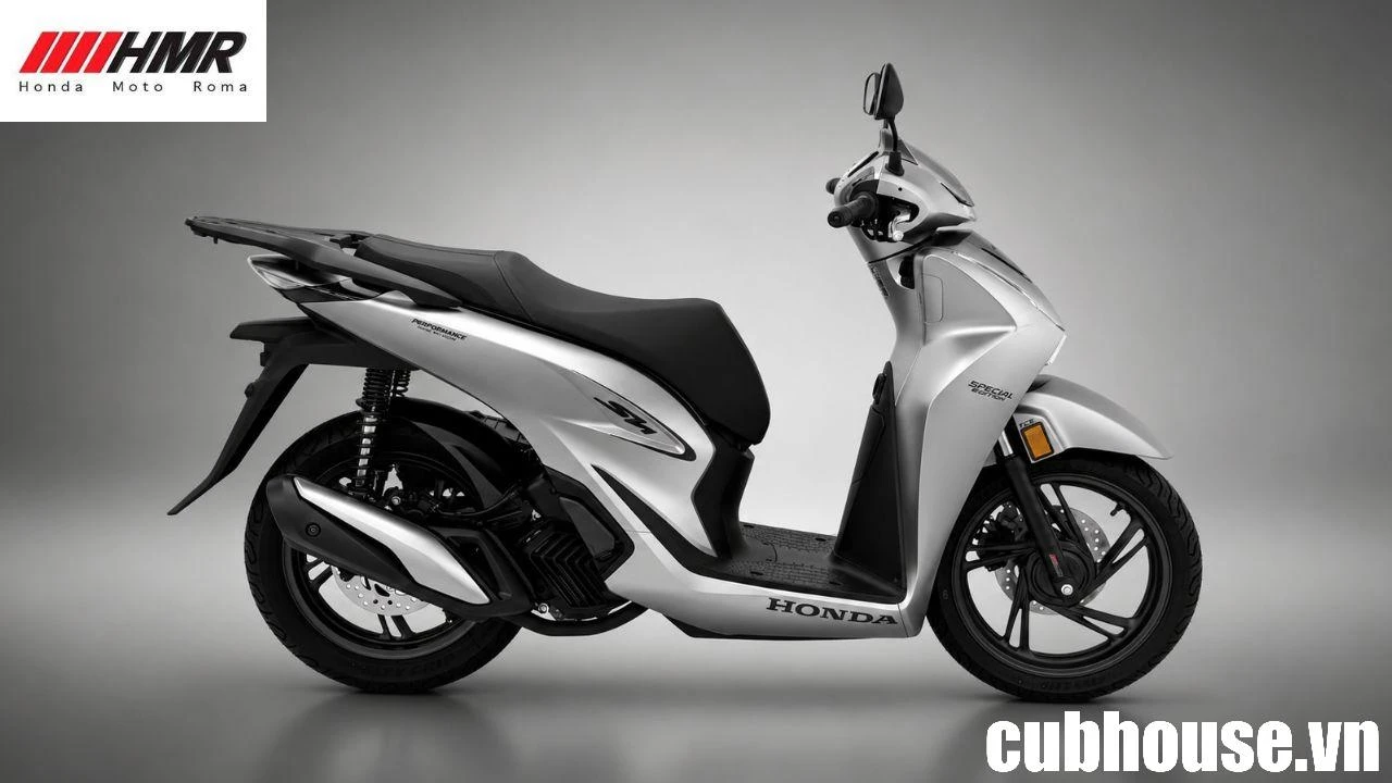 Honda SH150I Special Edition màu bạc Honda Moto Roma