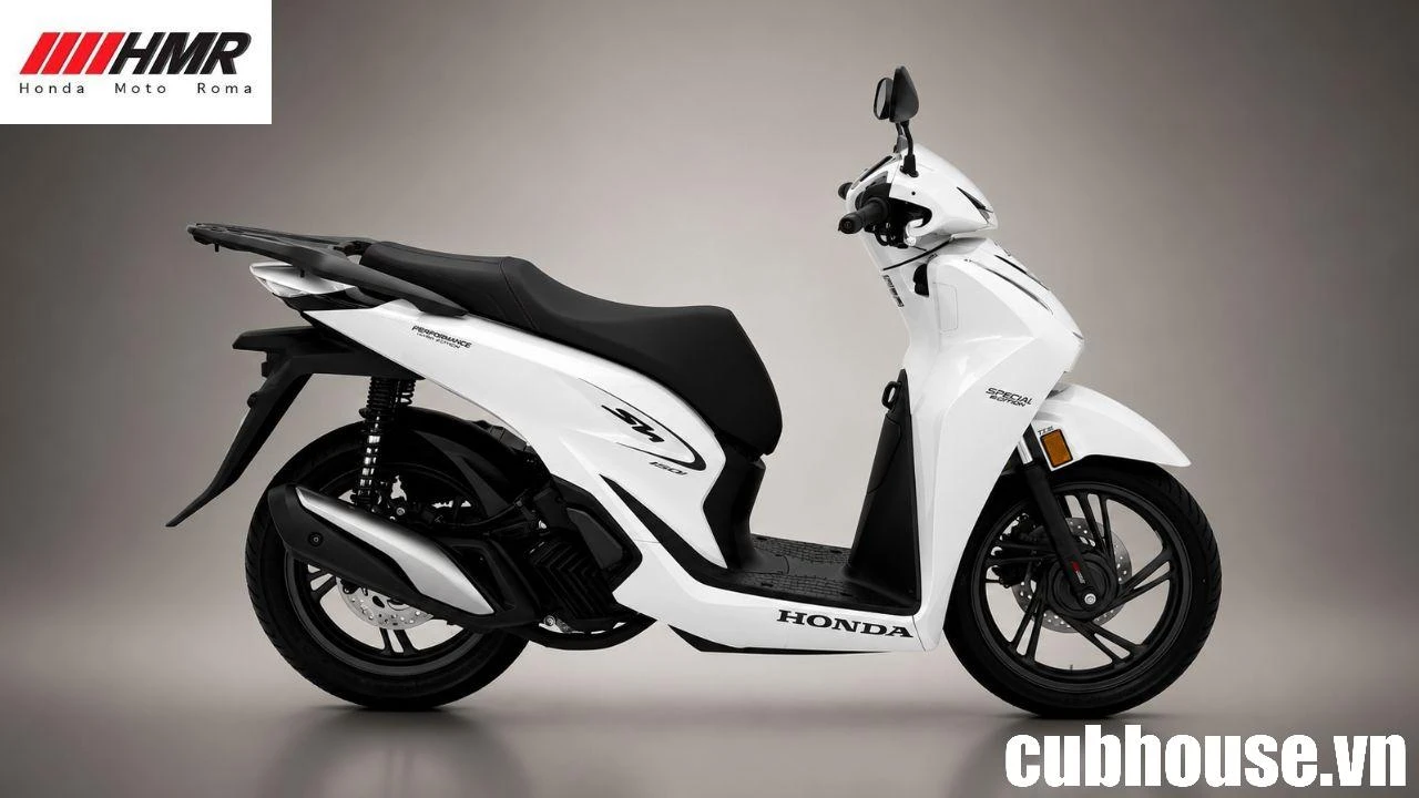 Honda SH150I Special Edition màu trắng Honda Moto Roma