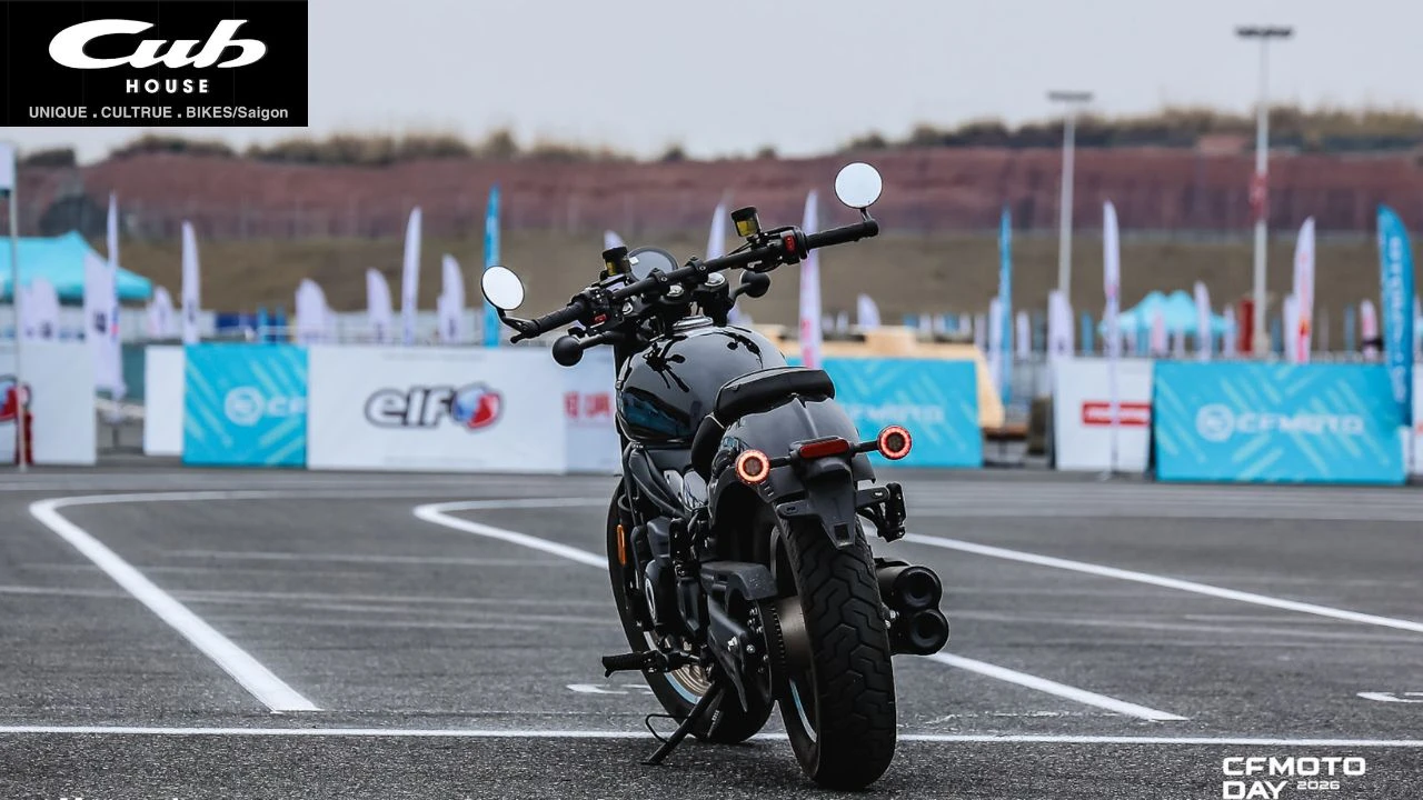 CFMOTO 450CL-C AMT: Khi xe cruiser 449cc không còn cần tay côn 13 CFMOTO 450CL-C AMT – Cruiser 449cc hai xi-lanh