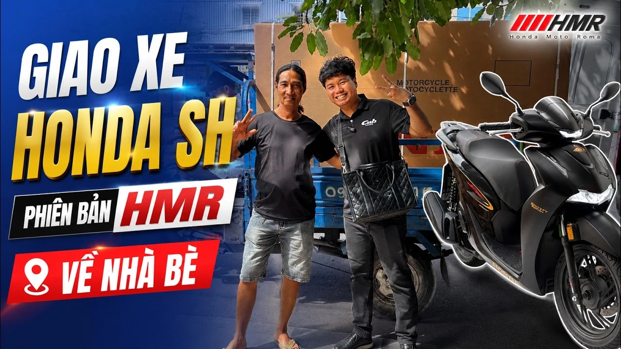 Honda SH150i HMR Sporty Edition màu đen được giao tận nhà tại Nhà Bè 2 Honda SH150i HMR Sporty Edition màu đen được giao tận nhà tại Nhà Bè