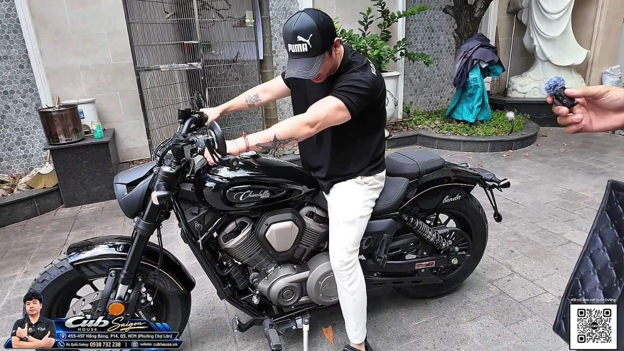 Giao xe Benda Chinchilla 500 cho anh khách Quận 7 – Cruiser 500cc cá tính, khác biệt