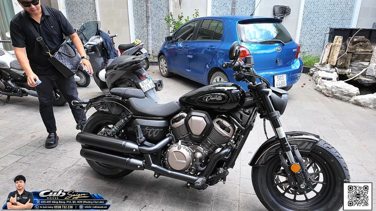 Giao xe Benda Chinchilla 500 cho anh khách Quận 7 – Cruiser 500cc cá tính, khác biệt
