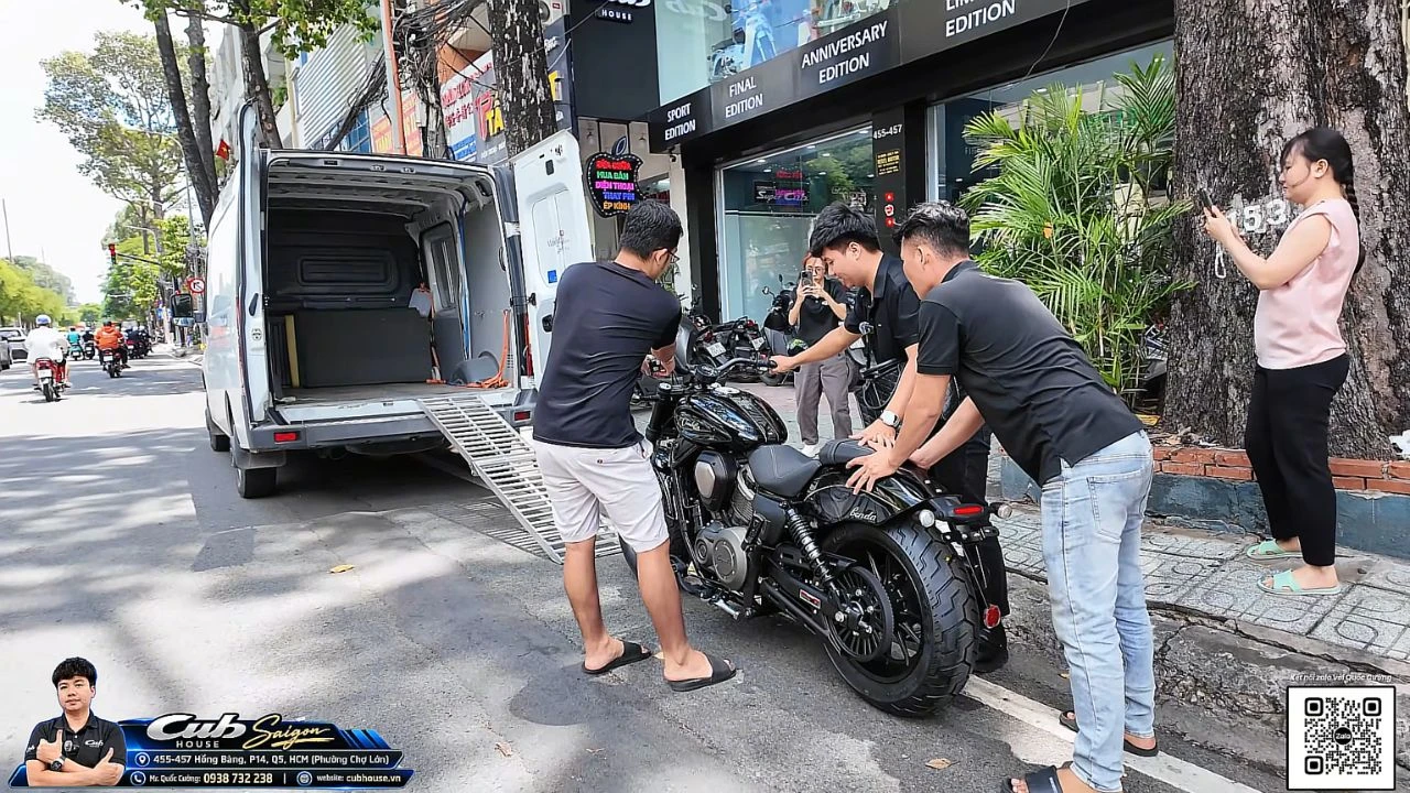 Giao xe Benda Chinchilla 500 cho anh khách Quận 7 – Cruiser 500cc cá tính, khác biệt