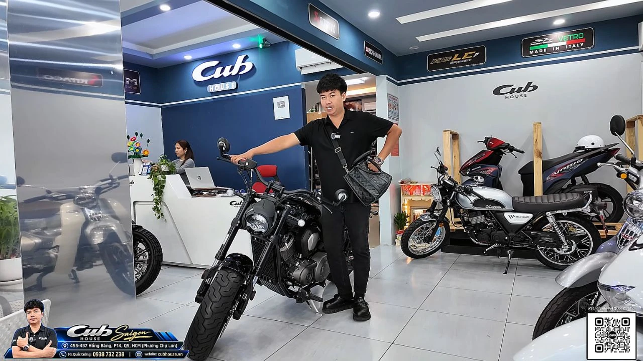Giao xe Benda Chinchilla 500 cho anh khách Quận 7 – Cruiser 500cc cá tính, khác biệt