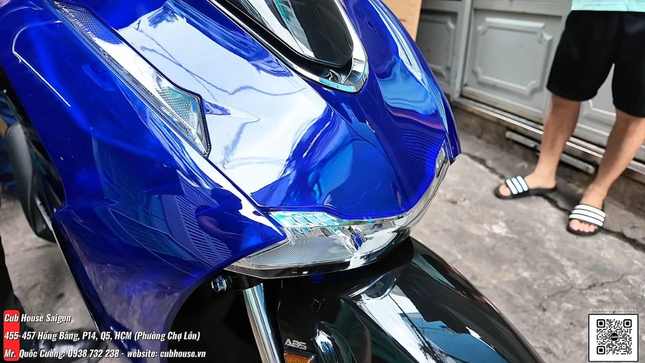Giao xe Honda SH150i Vetro Blue 2026 nhập Ý cho khách hàng Quận 5