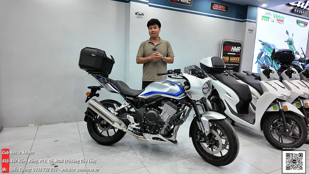 Honda CB500 Super Four 2026 lên đồ chơi đậm chất Retro tại Cub House Sài Gòn 2 Honda CB500 Super Four 2026 lên đồ chơi đậm chất Retro tại Cub House Sài Gòn